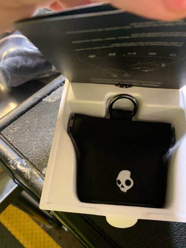 Photo 1 of Skullcandy Push 720 Open Wireless Open Ear Bluetooth Earbuds, Headphones, Waterproof, Clip-On Lightweight, 30 Hours Battery, Wireless Charging Pouch, Microphone for iPhone Android - Black/Silver