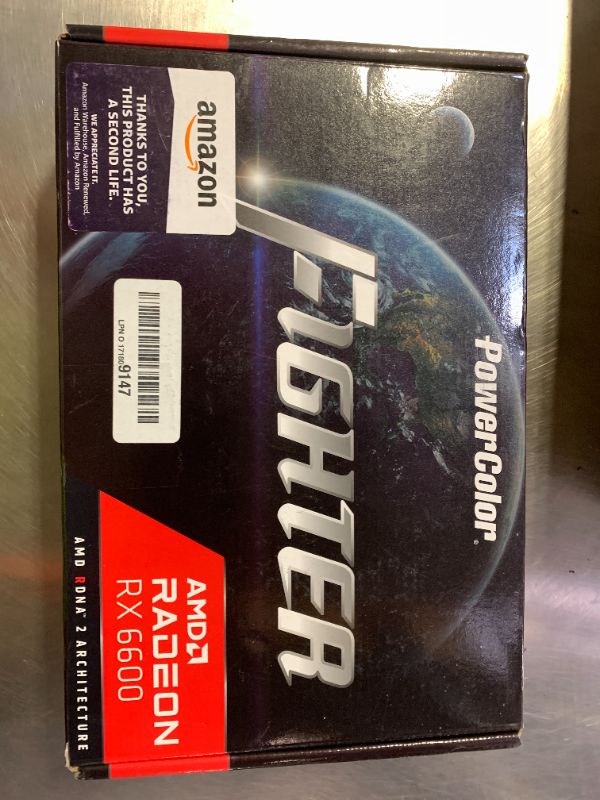 Photo 1 of PowerColor Fighter AMD Radeon RX 6600 Graphics Card with 8GB GDDR6 Memory