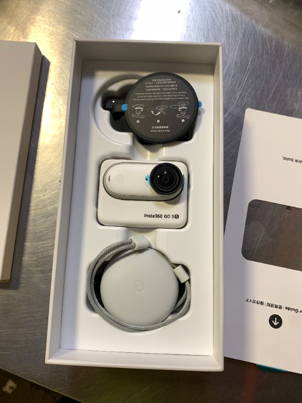 Photo 1 of Insta360 GO 3S 4K Standard Edition Action Camera - White Arctic, 128GB