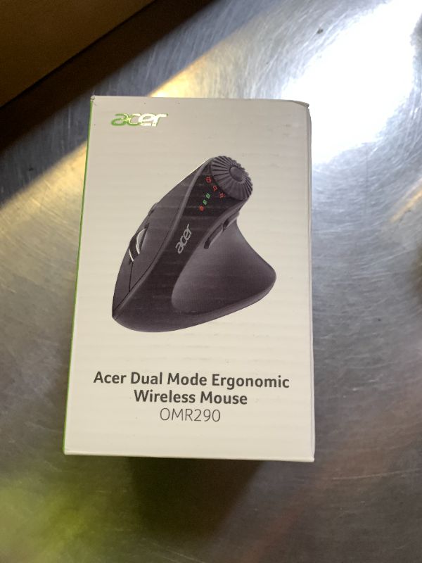 Photo 1 of Acer Ergonomic Mouse Wireless with Side Scroll Wheel, Bluetooth Mouse for Laptop(BT5.2+2.4GHz), Office Vertical Computer Mice, Small to Medium Sized Hands Ergo Mice, 8 Buttons for PC, MacBook Neo