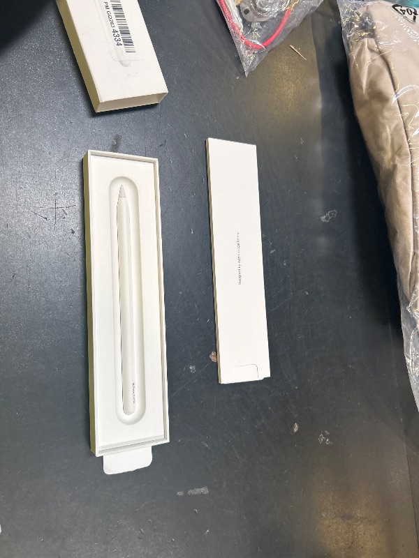 Photo 1 of Apple Pencil Pro: Latest Model - Device Compatibility Check Required - Pixel-Perfect Precision, Tilt and Pressure Sensitivity, Perfect for Note-Taking, Drawing, and Art. Charges and Pairs Magnetically