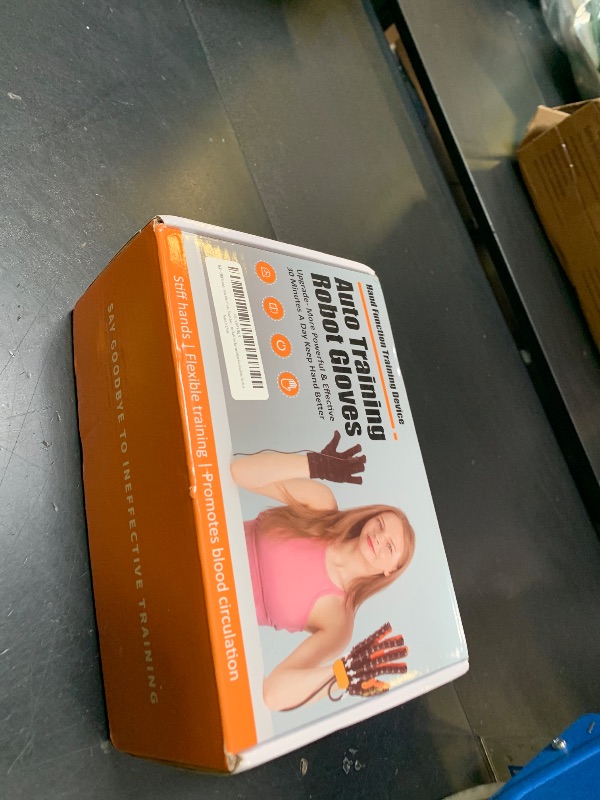Photo 1 of JBMBHC Rehabilitation Robot Gloves for Stroke Recovery Hemiplegia Finger Hand Function Rehabilitation Therapy Arthriti Glove (Left Hand, M)