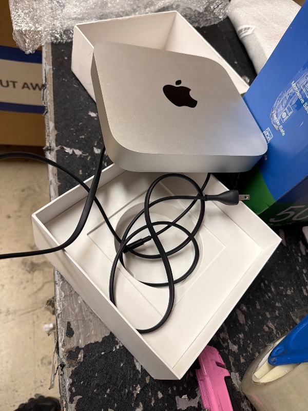 Photo 1 of Apple 2023 Mac mini Desktop Computer with Apple M2 Pro chip with 10?core CPU and 16?core GPU, 16GB Unified Memory, 512GB SSD Storage, Gigabit Ethernet. Works with iPhone/iPad