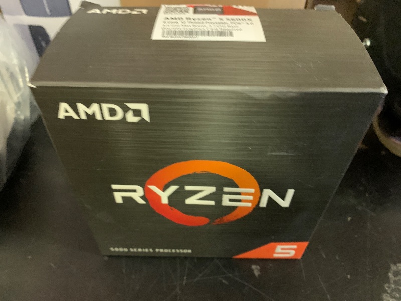Photo 1 of AMD Ryzen 5 5600X 6-core, 12-thread unlocked desktop processor with Wraith Stealth cooler