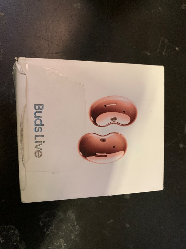 Photo 1 of SAMSUNG Galaxy Buds Live True Wireless Earbuds US Version Active Noise Cancelling Wireless Charging Case Included, Mystic Bronze