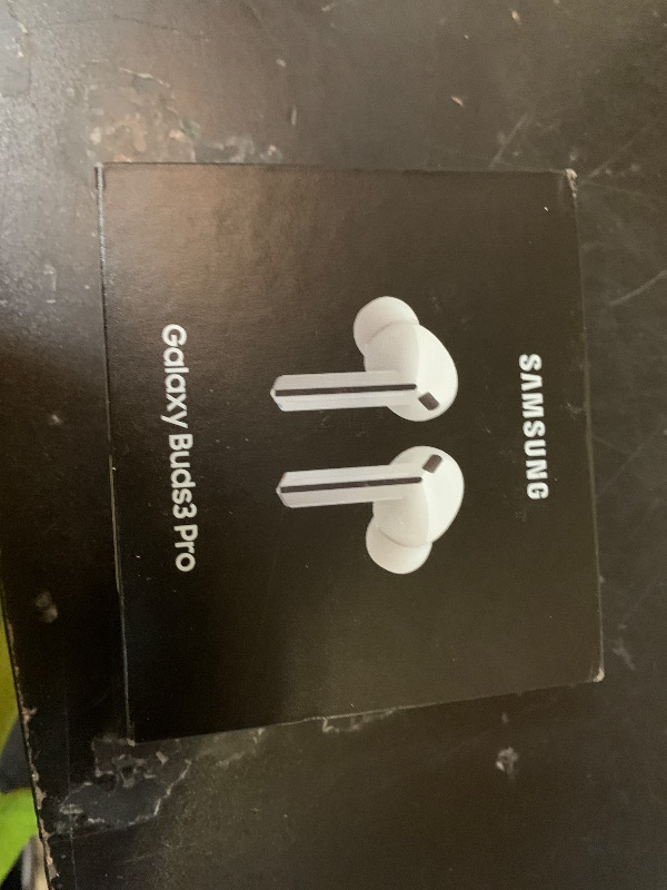 Photo 1 of Samsung Galaxy Buds 3 Pro AI True Wireless Bluetooth Earbuds, Noise Cancelling, Sound Optimization, Redesigned Comfort Fit, White [US Version, Amazon Exclusive, 2Yr Warranty]