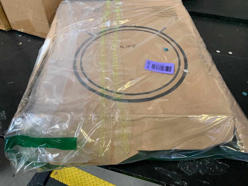 Photo 1 of ILIFE V2 Robot Vacuum Cleaner, Tangle-Free Suction, 120 Mins Runtime, Slim, Self-Charging Robotic Vacuum Cleaner, Ideal for Pet Hair and Hard Floors