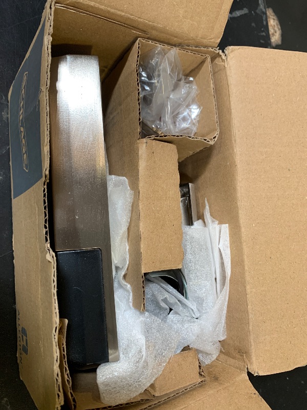 Photo 1 of Schlage Connect Smart Deadbolt Lock with Touchscreen Keypad, Keyless Front Door Entry, Z-Wave Plus Compatible, Satin Nickel, BE469ZP CAM 619