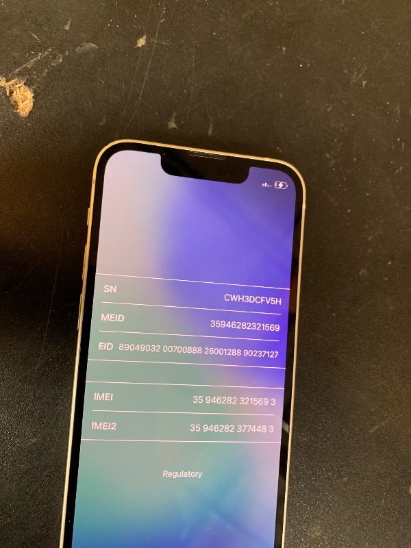 Photo 1 of Apple iPhone 13 Mini, 256GB, Starlight - Unlocked (Renewed)