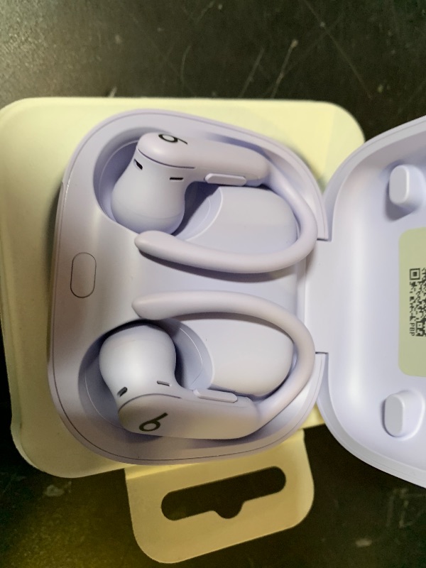 Photo 1 of Beats Powerbeats Pro 2 - Wireless Noise Cancelling Workout Earbuds with Secure- Fit Earhooks, Up to 45-Hour Battery with Charging Case, Sweat & Water Resistant, Heart Rate Monitoring - Hyper Purple
