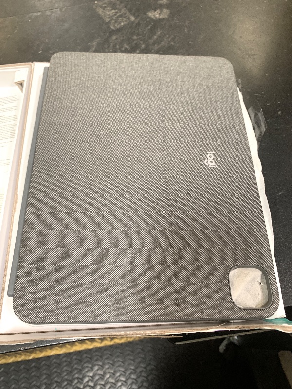 Photo 1 of Logitech Combo Touch iPad Pro 11-inch (1st, 2nd, 3rd, 4th gen - 2018, 2020, 2021, 2022) Keyboard Case - Detachable Backlit Keyboard, Click-Anywhere Trackpad - Oxford Gray; USA Layout
