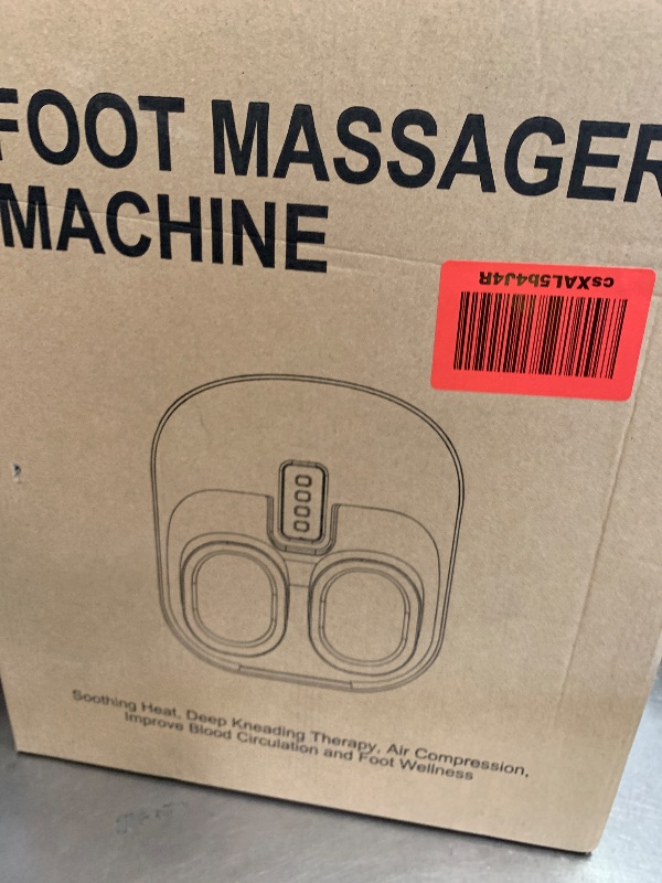Photo 1 of POGGT Foot Massager Machine with Heat, Upgrade 6 Airbags 29 Nodes Deep Rolling, Compression, Ankle Kneading, Shiatsu Foot Massager for Neuropathy Plantar Fasciitis, Gifts for Men Women Fits Up to 13"