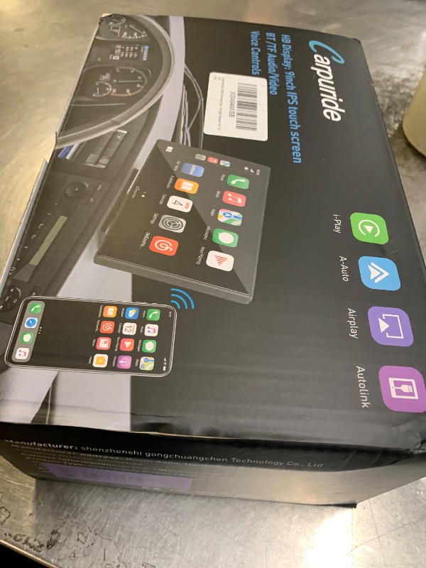 Photo 1 of CARPURIDE W905 Portable Carplay & Android Auto, Touch Carplay Screen for Car, 4K Dash Cam,1080p Backup Camera, Car Play Navigation with Mirror Link/Siri/FM/Bluetooth/Light Sensor