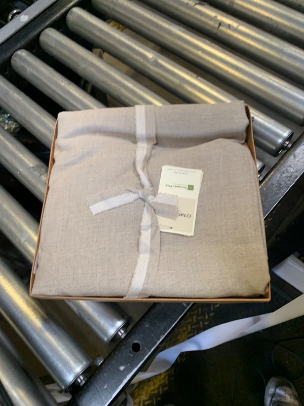 Photo 1 of Signature Linen™ by D'Moksha Natural Tablecloth, Rectangle Tablecloth 60 x 84 Inch, 100% Pure Linen, Hemstitch, Machine Washable Table Cloth for Dining- Summer, Father's Day