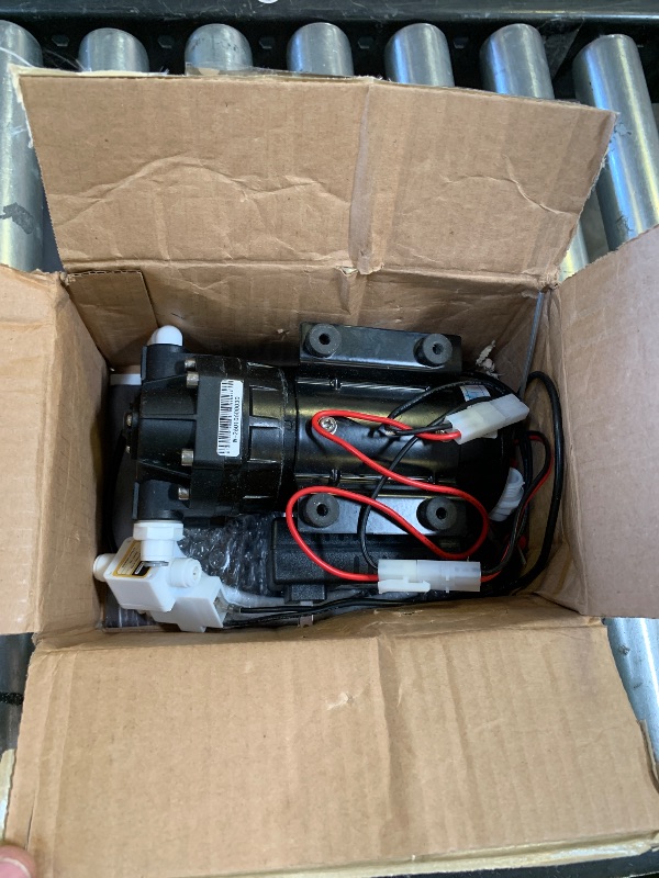 Photo 1 of Moonshan 200GPD Booster Pump for RO System Complete Kit Suitable for Home Reverse Osmosis Water Filter System Quick-Connection Design High Pressure Switch Pressure Adjustable (8800)