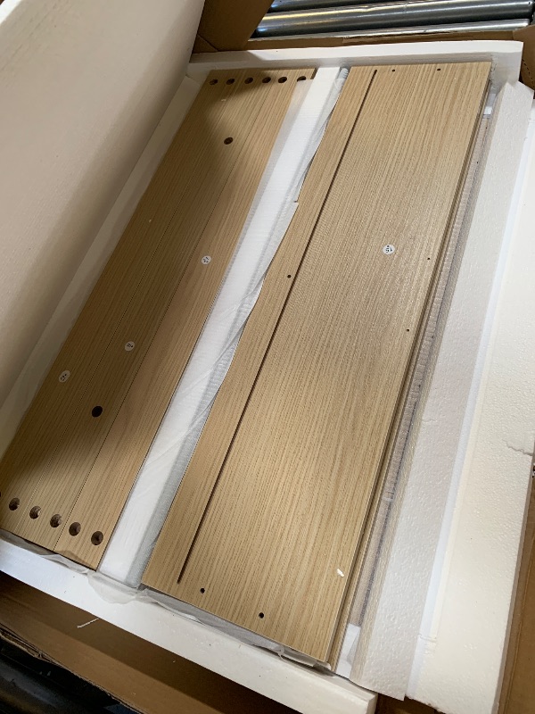 View 3 of Garvee Armoire Wardrobe Closet with 3 Drawers and 2 Doors, Modern Wooden Wardrobe Cabinets for Hanging Clothes, Large Capacity Tall Standing Bedroom Armoires, Heavy Duty (Rattan, Nature) partial set box 2 of 2
