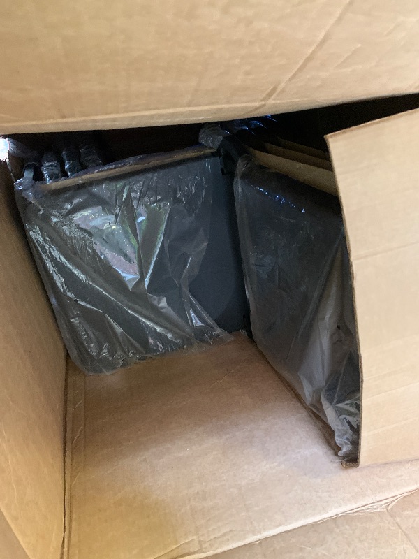Photo 1 of Flash Furniture 5 Pack HERCULES Series Black High Density Stackable Melody Band/Music Chair