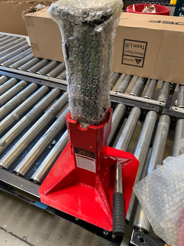 Photo 1 of Lifting Equipment 81225i Heavy Duty 25 Ton Capacity Jack Stands - Pin Type (Imported) (Set of 2) missing adjuster
