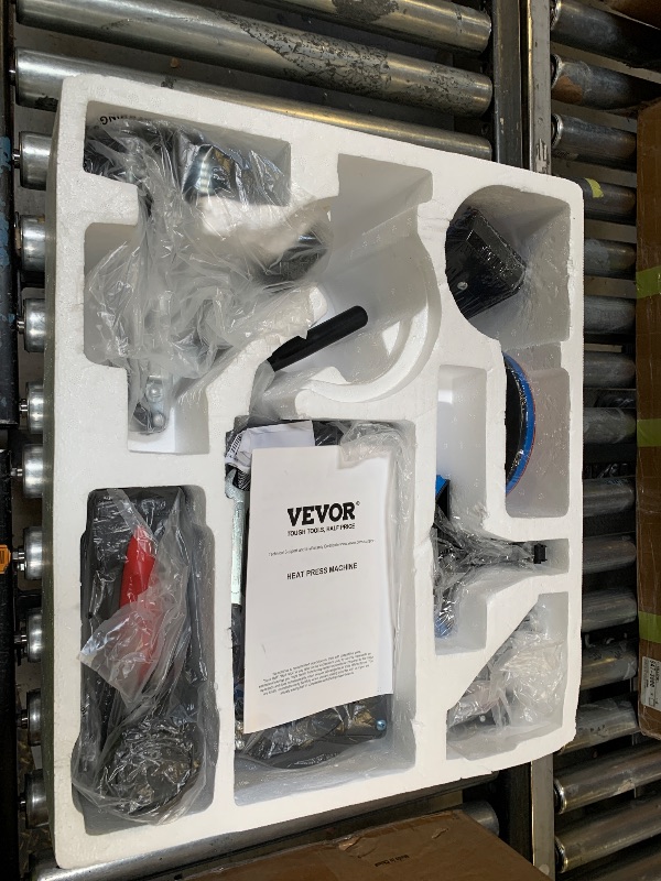 Photo 1 of VEVOR Heat Press, 5 in 1 Heat Press 12x15 Machine Machine, Digital Precise Temperature Control, Clamshell Sublimation Transfer Printer Fast Heat-up, Vinyl Heat Press for Mug Cup T-Shirt Plate, 900W