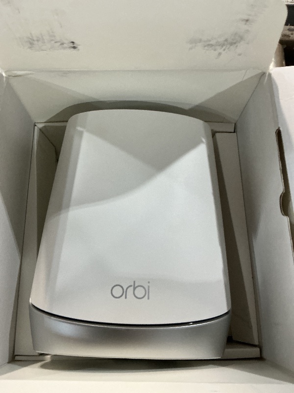 View 3 of ***MISSING ITEMS****. NETGEAR Orbi Cable Modem Router Combo Mesh System (CBK752) DOCSIS 3.1 – AX4200 WiFi 6 (4.2 Gbps) – Certified with Xfinity (up to 900Mbps, Spectrum & Cox (up to 1Gbps) – Covers 5,000 sq.ft.