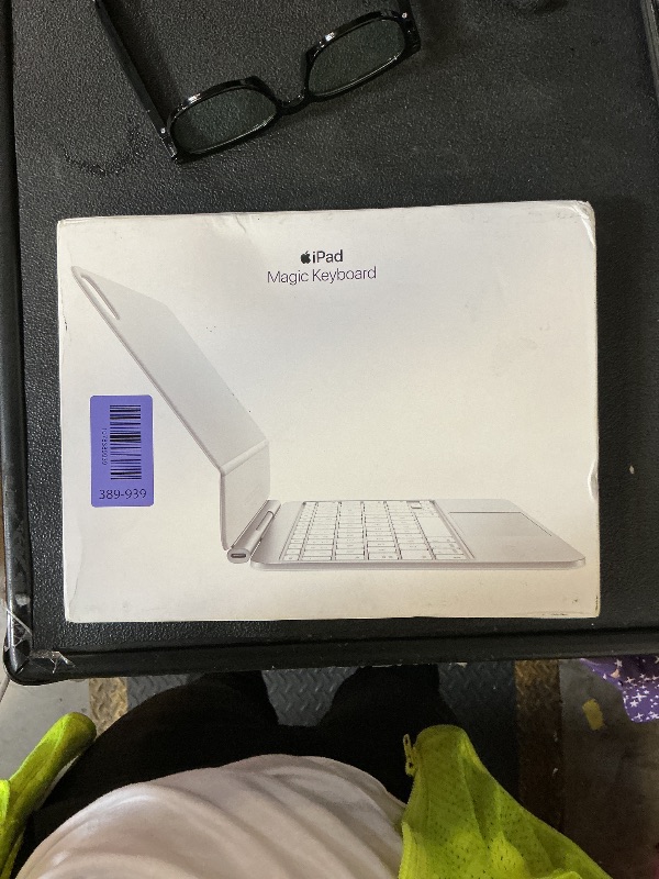 Photo 1 of Apple iPad Magic Keyboard Case for iPad Pro 11-inch (M4 and M5), Great Typing Experience, Built-in Trackpad, Function Row, US English - White