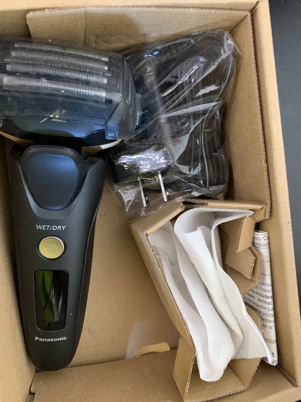 Photo 1 of Panasonic Arc5 Electric Razor for Men with Pop-Up Trimmer, Wet/Dry 5-Blade Shaver, Mens Electric Razors for Shaving Face with Intelligent Shave Sensor and 16D Pivoting Head, ES-LV67-K (Black)