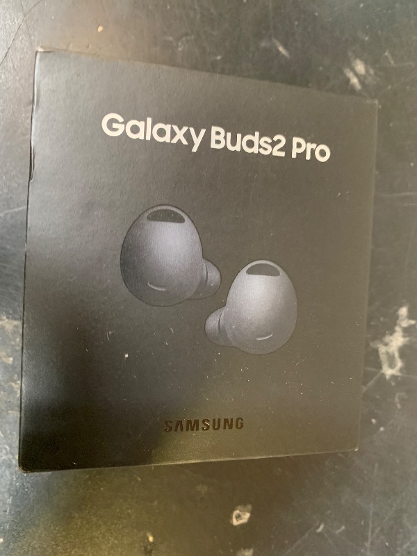 Photo 1 of SAMSUNG Galaxy Buds2 Pro True Wireless Bluetooth Earbuds, Graphite, Hi-Fi Sound, 360 Audio, Active Noise Cancelling, Comfort Fit, HD Voice, IPX7 Water Resistant [US Version, 1Yr Manufacturer Warranty]