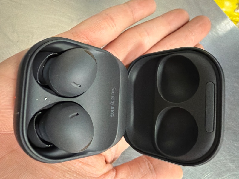 Photo 1 of SAMSUNG Galaxy Buds2 Pro True Wireless Bluetooth Earbuds, Graphite, Hi-Fi Sound, 360 Audio, Active Noise Cancelling, Comfort Fit, HD Voice, IPX7 Water Resistant [US Version, 1Yr Manufacturer Warranty]