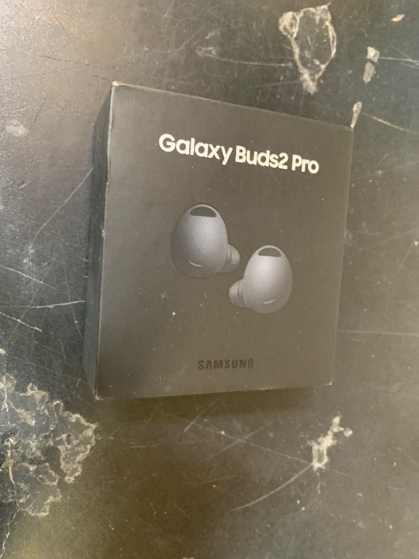 Photo 1 of SAMSUNG Galaxy Buds2 Pro True Wireless Bluetooth Earbuds, Graphite, Hi-Fi Sound, 360 Audio, Active Noise Cancelling, Comfort Fit, HD Voice, IPX7 Water Resistant [US Version, 1Yr Manufacturer Warranty]