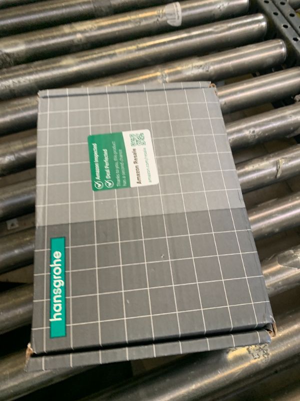Photo 1 of hansgrohe Ecostat Modern Pressure Balance Shower Valve Trim with Diverter in Brushed Nickel, 04447820