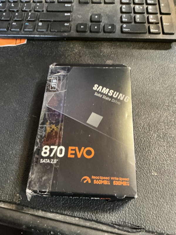 Photo 1 of Samsung 870 EVO SATA III SSD 1TB 2.5” Internal Solid State Drive, Upgrade PC or Laptop Memory and Storage for IT Pros, Creators, Everyday Users, MZ-77E1T0B/AM