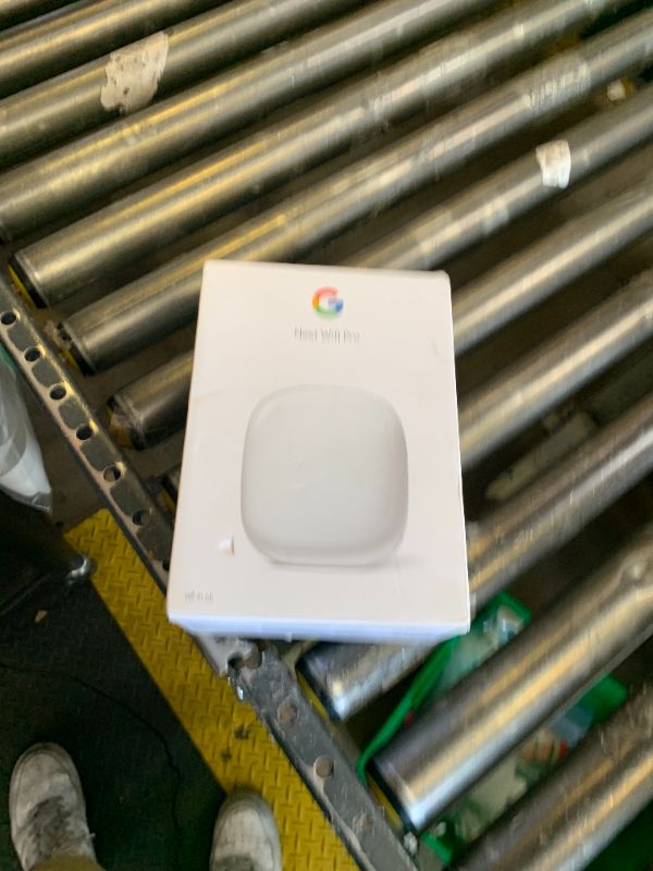 Photo 1 of Google Nest WiFi Pro - 1 Pack - Snow