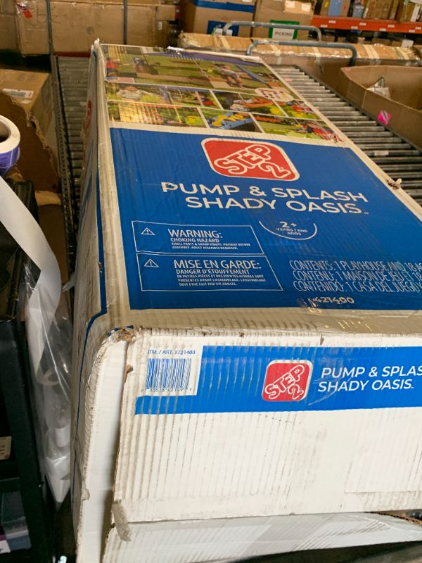 Photo 1 of Step2 Pump & Splash Shady Oasis, Tan, Blue