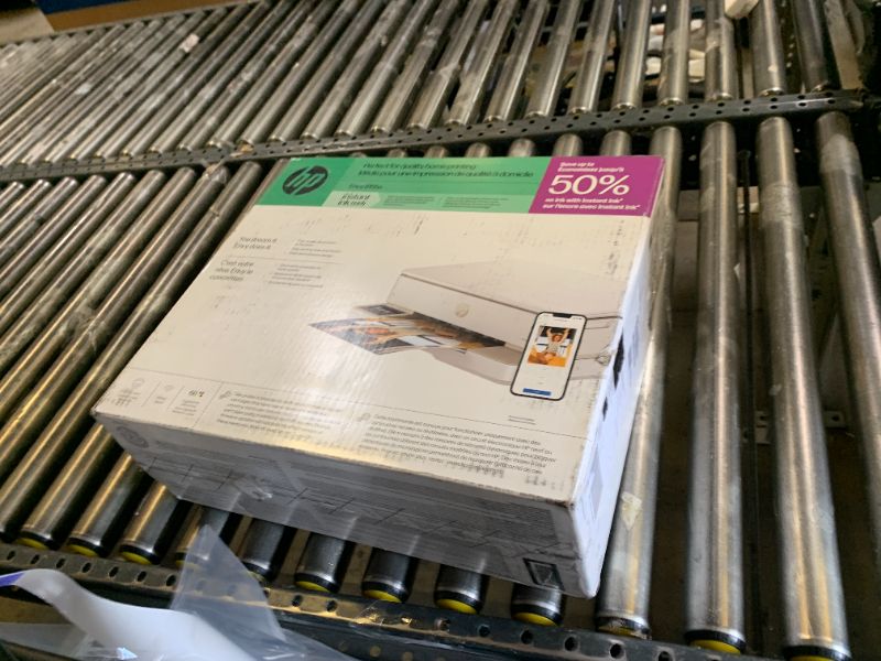 Photo 1 of HP Envy 6155e Wireless All-in-One Color Inkjet Printer, Portobello, Print, scan, copy, Duplex printing Best-for-home, 3 month Instant Ink trial included, AI-enabled (714L5A)