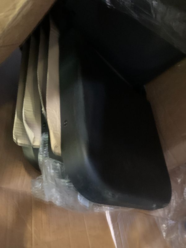 Photo 1 of Flash Furniture Hercules Series Contoured Stacking Chairs for Waiting Rooms and Offices, Ergonomic Lobby Chairs with Curved Back, Set of 5, Black