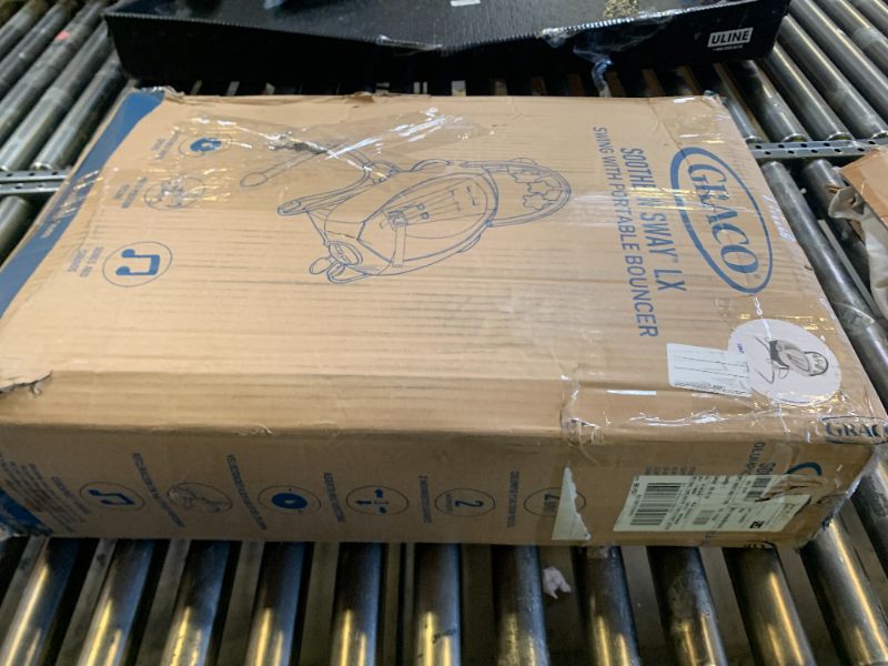 View 3 of **USED, MISSING PARTS** Graco Soothe ’n Sway LX Portable Baby Swing and Baby Bouncer Bouncer, Multi Direction Seat, 2 Speed Vibration, Derby