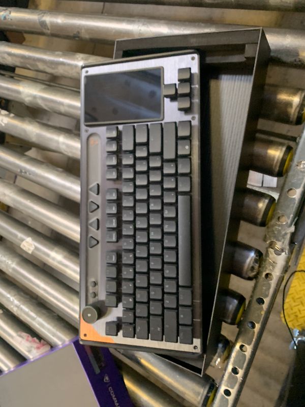 Photo 1 of Turtle Beach Command Series KB7 TKL Wired Gaming Keyboard, 4.3” Touchscreen Command Display, Titan Low-Profile Hall Effect Switches, Double Shot PBT Keycaps, True 8K Polling, PerKey RGB Lighting