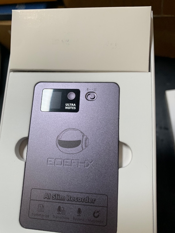 Photo 1 of AI Voice Recorder, Transcribe & Summarize with Deep AI Analysis, Support 152 Languages, App Control, AI Noise Cancellation, Upgraded Built-in MagSafe, 64GB Audio Recorder for Meetings, Lectures, Call