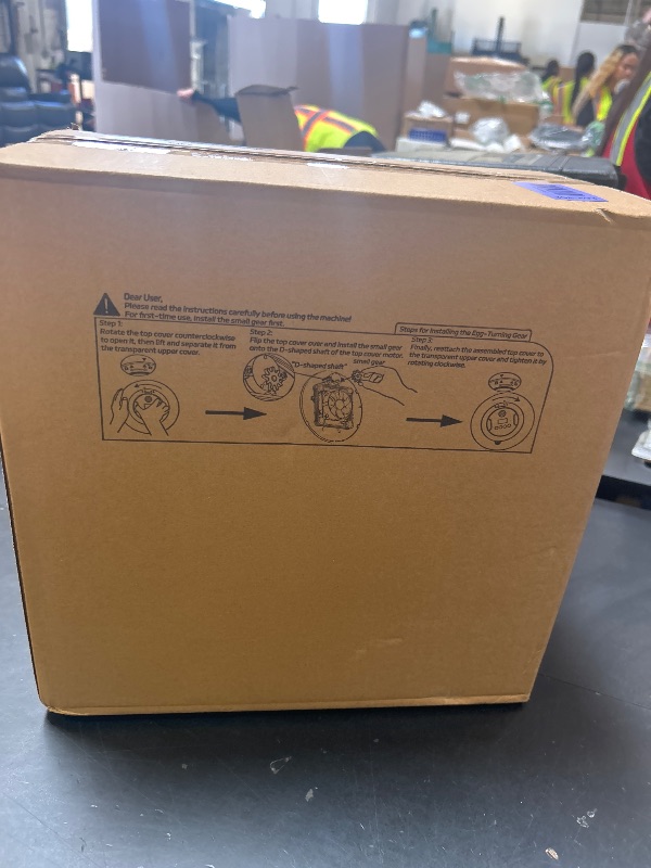 Photo 1 of 18 Egg Incubators for Hatching Eggs, Automatic Egg Turning and Humidity Control Incubator for Hatch Chicken Duck Quail Pigeon Pheasant Partridge Home Classroom Lab-