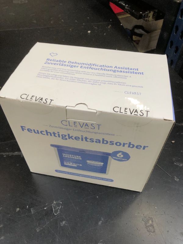 Photo 1 of CLEVAST Moisture Absorber Boxes 6 Pack, 10 Oz Dehumidifier for Closet & Bathroom, Humidity Absorber for Wardrobe, Bedroom, RV & Car, Fragrance-Free Moisture Control, Unscented