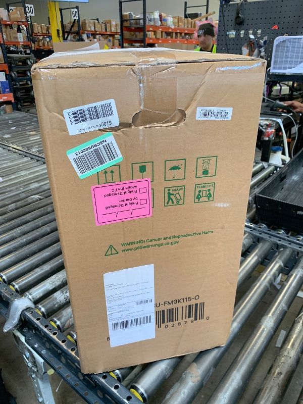 Photo 1 of TURBRO 9,000 BTU Ductless Mini Split AC with Heat Pump, Inverter Compressor, 19 SEER2, 115V, R32 Refrigerant, Pre-charged Evaporator, WiFi-Enabled, Works with App, AHRI Certified, Finnmark Series