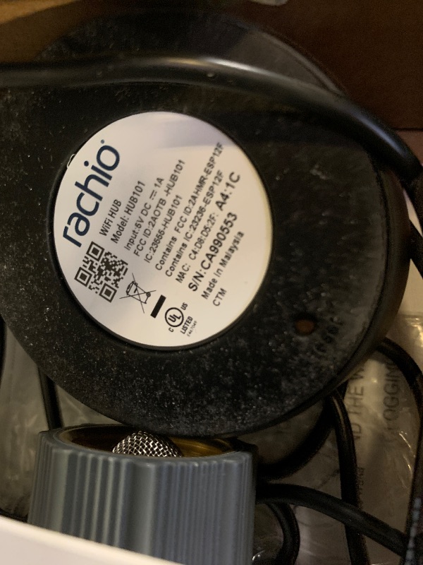 Photo 1 of Rachio Smart Hose Timer (1 Valve + 1 WiFi Hub) – App-Controlled Outdoor Faucet Timer, Quick Install & Scheduling, Expandable System