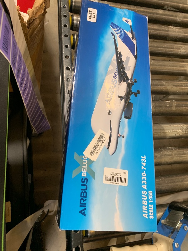 Photo 1 of LDQUNS Transport Aircraft Model, 1/150 Scale A300-600ST Model 16.5 Inches Length, with Openable Cargo Bay - Ideal Collection and Gift