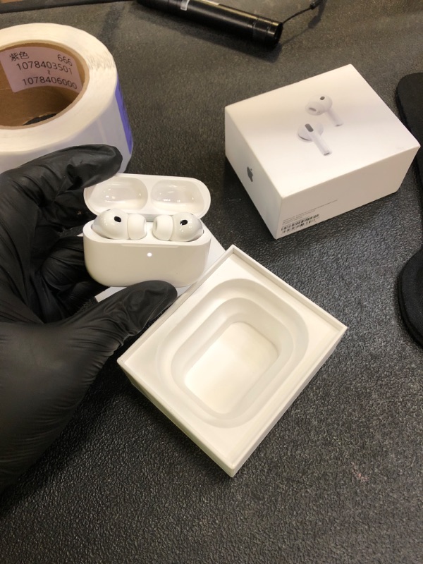 Photo 1 of Apple AirPods Pro 3 Wireless Earbuds, Active Noise Cancellation, Live Translation, Heart Rate Sensing, Hearing Aid Feature, Bluetooth Headphones, Spatial Audio, High-Fidelity Sound, USB-C Charging