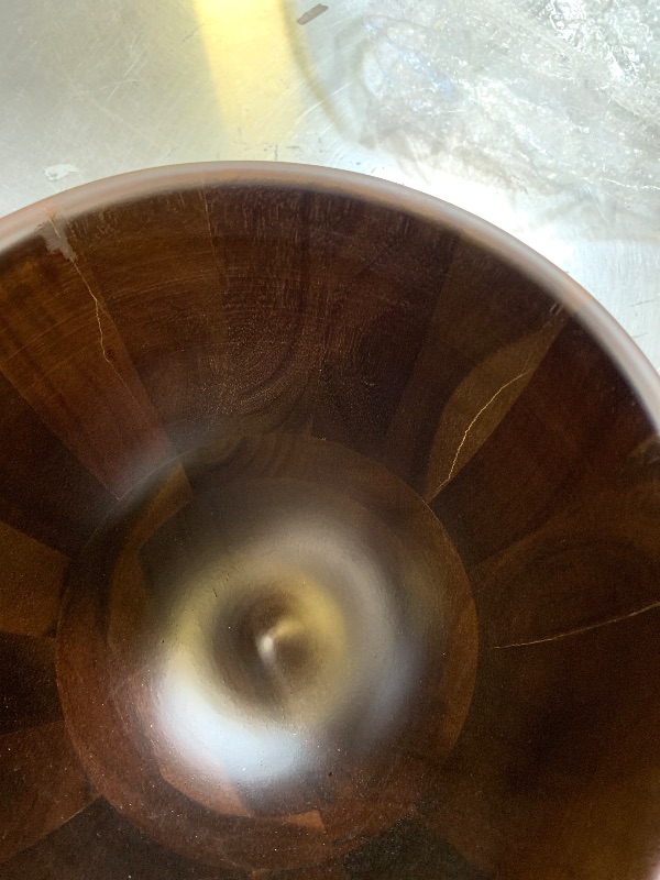Photo 1 of Premium Natural Walnut Wood Mixing Bowl Compatible with KitchenAid 4.5 & 5 QT Tilt-Head – With Stainless Steel Locking Base | 5QT Handcrafted