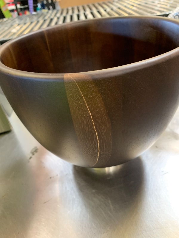 Photo 1 of Premium Natural Walnut Wood Mixing Bowl Compatible with KitchenAid 4.5 & 5 QT Tilt-Head – With Stainless Steel Locking Base | 5QT Handcrafted