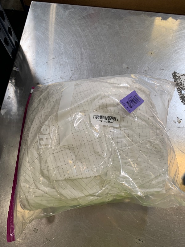 Photo 1 of Grounding Sheets tmp1 King, 90% Organic Cotton+10% Silver, Fitted Grounded Bed Sheet Deep Pocket for Improved Sleep White King LGC MCV528