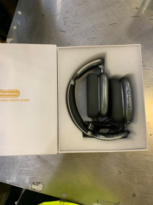 Photo 1 of Wentronic ANC Headphones,5 EQ Music Modes,Hi-Res Audio,Deep Bass,Foldable Wireless Over Ear Bluetooth 5.4