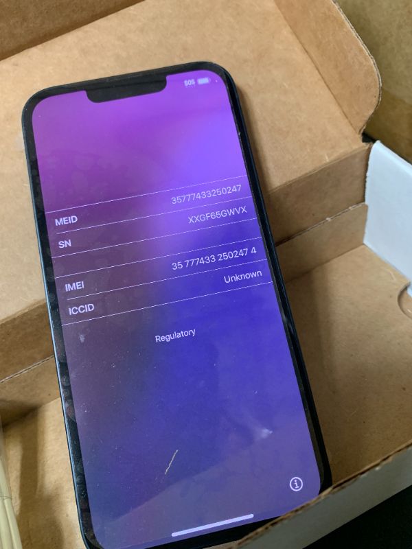 Photo 1 of Apple iPhone 13, 128GB, Midnight - Unlocked (Renewed)