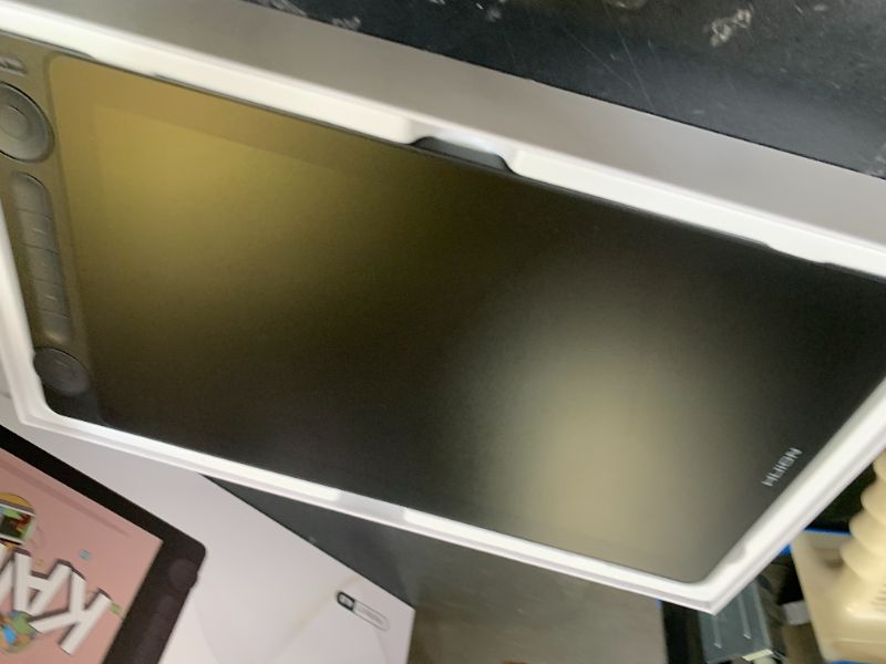 Photo 1 of HUION Kamvas 13 (Gen 3) Drawing Tablet with Screen,13.3" Full-Laminated Art Tablet with Anti-Sparkle Canvas Glass 2.0, 99% sRGB, PenTech 4.0, 16384 Pen Pressure, Dual Dial for PC, Mac, Android, Black